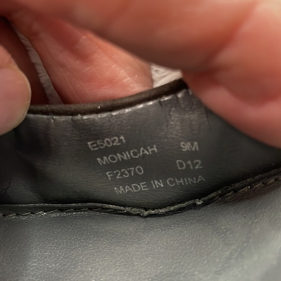 Calvin Klein Suede and Snakeskin Monicah Chunky Heel Pump - Picture 11 of 12